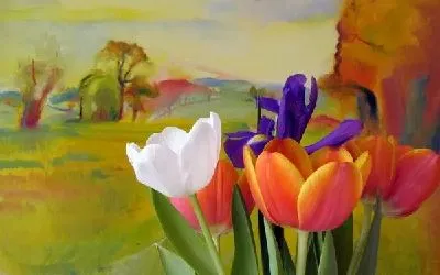 Плакат Цветы (Flowers) №29