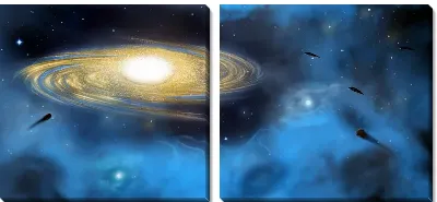 Модульная картина Космос (Space) №3