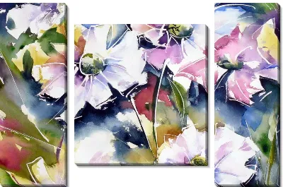Модульная картина Цветы (Flowers) №30