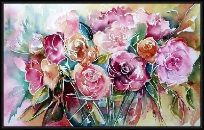 Картина Цветы (Flowers) №32