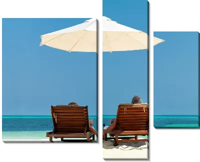 Модульная картина Пляж (Beach) №14