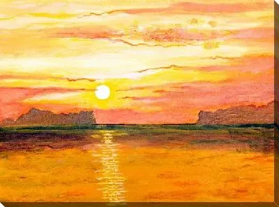 Картина маслом Озеро (Lake) №28