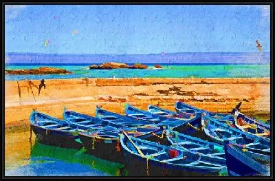 Картина Лодки (Boats) №2