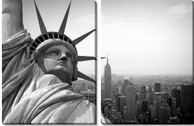 Модульная картина Статуя свободы (Statue of Liberty) №7