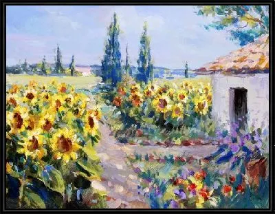 Картина Сельский пейзаж (Rural landscape) №2
