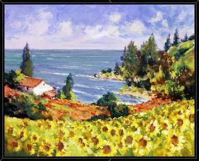 Картина Сельский пейзаж (Rural landscape) №3