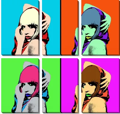 Модульная картина Гага (Gaga) №2