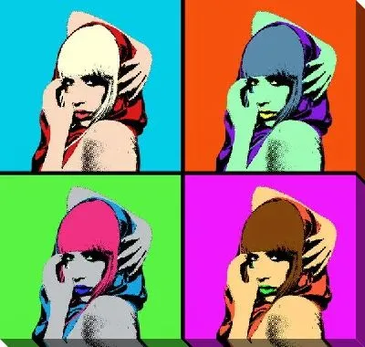 Картина маслом Гага (Gaga) №2
