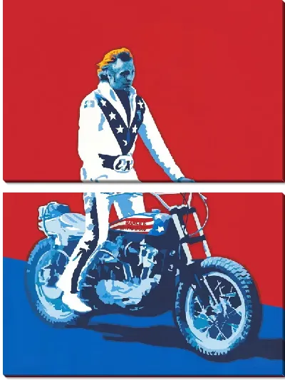 Модульная картина Мотоциклист (Motorcyclist)