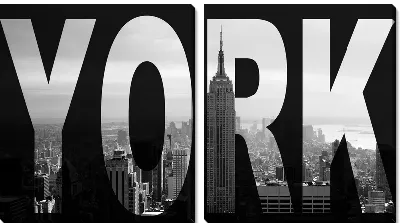 Модульная картина Нью-Йорк (New York) №20