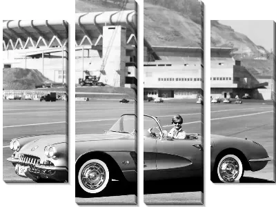 Модульная картина Ретро автомобиль (Retro car)