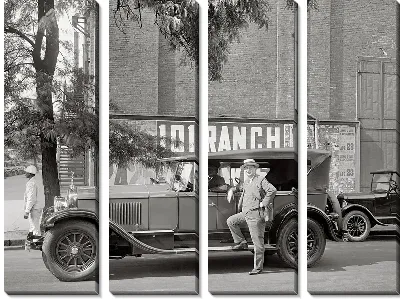 Модульная картина Ретро автомобиль (Retro car) №2