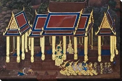 Картина маслом Китай (China)