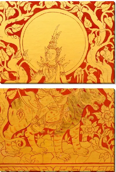 Модульная картина Божество (Deity) №3