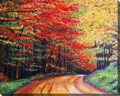 Картина маслом Лес (Forest) №43