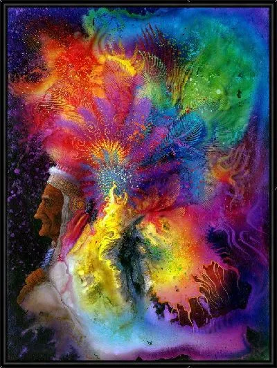 Картина Индеец (Red Indian)