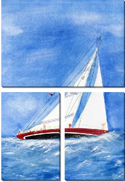 Модульная картина Парусник (Sailing ship) №5