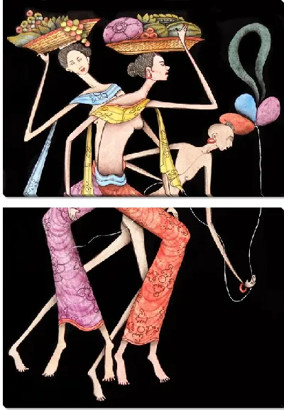 Модульная картина Композиция (Composition) №177