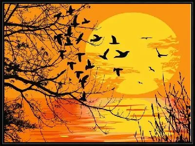 Картина Закат (Sunset) №15