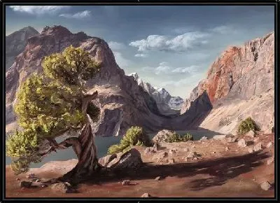 Картина Горы (Mountains) №19
