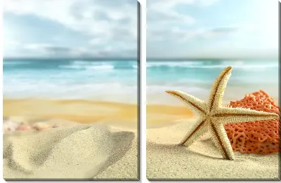 Модульная картина Пляж (Beach) №21