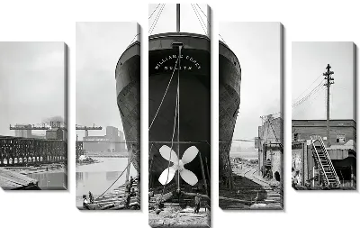 Модульная картина Пароход (Steamer) №2