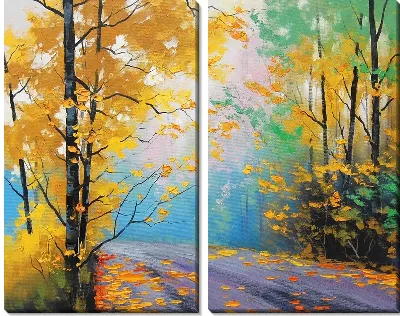 Модульная картина Осенний пейзаж (Autumn landscape) №4