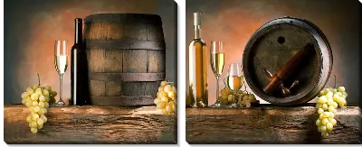 Модульная картина Вино (Wine) №8
