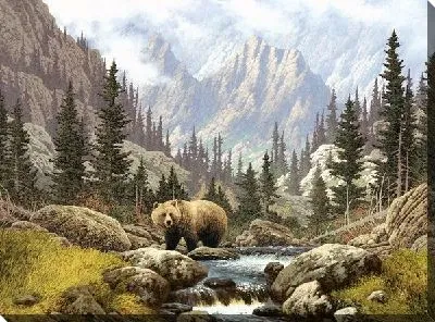 Постер Горный пейзаж (Mountain landscape) №5
