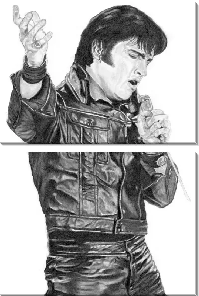 Модульная картина Элвис Пресли (Elvis Presley) №2
