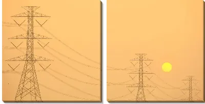 Модульная картина Энергетика (Energetics) №2
