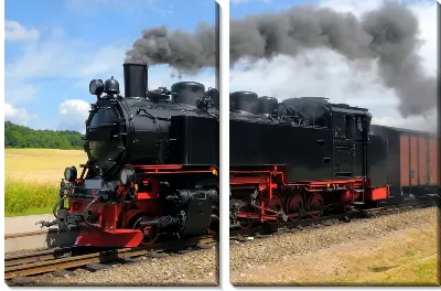 Модульная картина Поезд (Train) №6