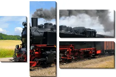 Модульная картина Поезд (Train) №6