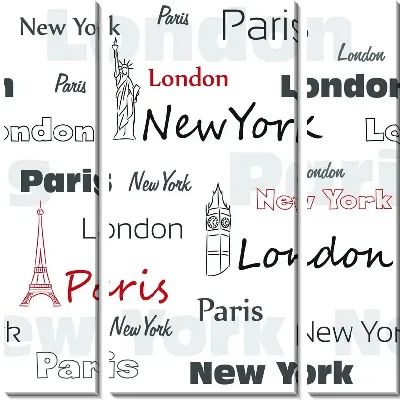 Модульная картина Нью-Йорк (New York) №30