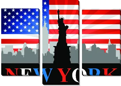 Модульная картина Нью-Йорк (New York) №40