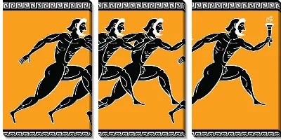 Модульная картина Бег (Run) №4