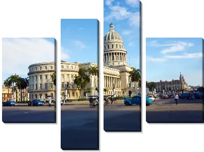 Модульная картина Куба (Cuba) №9