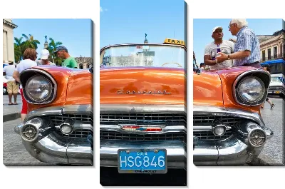 Модульная картина Ретро авто (Retro car) №3