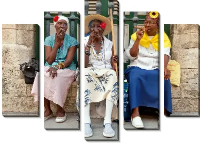 Модульная картина Куба (Cuba) №10