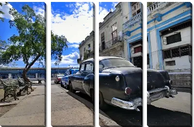 Модульная картина Ретро авто (Retro car) №5