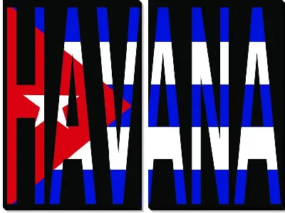 Модульная картина Куба (Cuba) №13