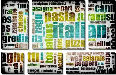 Модульная картина Италия (Italy) №9