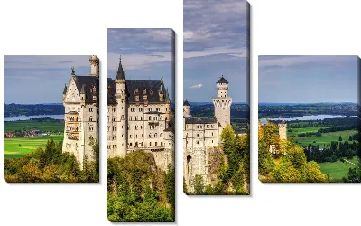Модульная картина Замок (Castle) №8