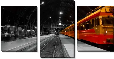 Модульная картина Вокзал (Terminal) №2