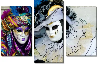 Модульная картина Маскарад (Masquerade)