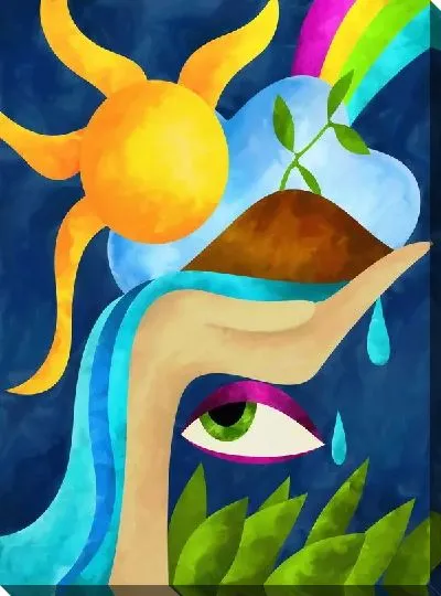 Картина маслом Солнечная (Szolar)