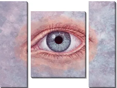 Модульная картина Глаз (Eye) №2