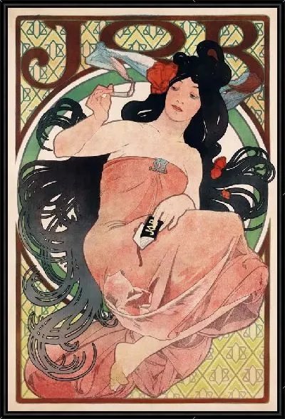 Картина Рекламный плакат сигаретной бумаги 'Иов' (Billboard cigarette paper 'Job')