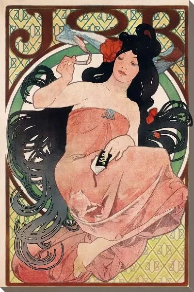 Постер Рекламный плакат сигаретной бумаги 'Иов' (Billboard cigarette paper 'Job')