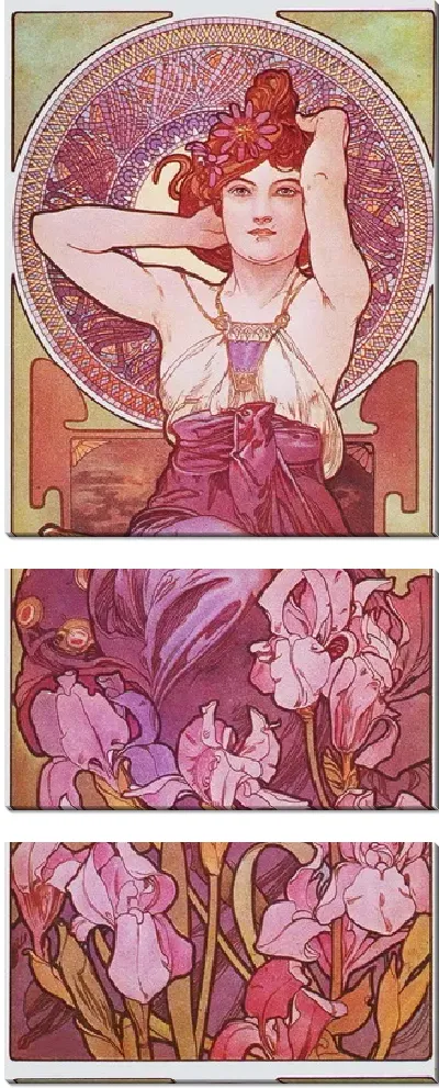 Картина Драгоценные камни -аметист (Precious stones, amethyst)